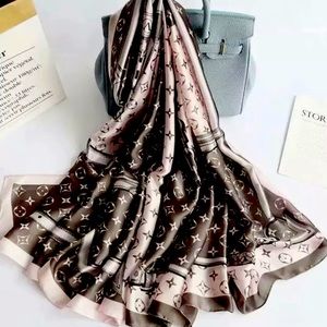 COPY - Luxury silk satin scarf wrap size 71X35 In…